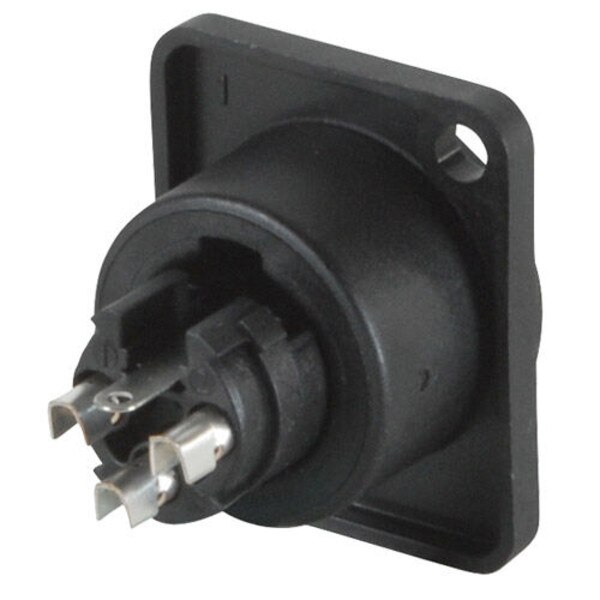 Main product image for Neutrik NC3FPP XLR Chassis Mount Female Plastic "D" 092-092